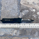 SANITY JEWELRY® D2 Steel 7” Frank Nitti Small - "Prohibition Series" - Tanto Smooth Flag - SFTAN