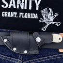 SANITY JEWELRY® D2 Steel 7" Jesse James D2 Steel Kitchen & Camp Knife - Bone - JJ017
