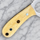 SANITY JEWELRY® D2 Steel 7" Jesse James D2 Steel Kitchen & Camp Knife - Bone - JJ017