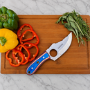 SANITY JEWELRY® D2 Steel 7" Jesse James D2 Steel Kitchen & Camp Knife - Red/White/Blue - JJ016