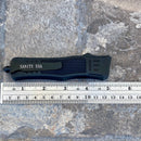 SANITY JEWELRY® D2 Steel 8.5” Frank Nitti Medium - "Prohibition Series" - Double Sided Smooth Black - MEDBL