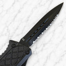 SANITY JEWELRY® D2 Steel 8" Bugsy Siegel - " The Hand Grip" - Double Sided Serrated - MBS01