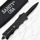 SANITY JEWELRY® D2 Steel 8" Bugsy Siegel - " The Hand Grip" - Double Sided Serrated - MBS01