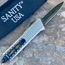 SANITY JEWELRY® D2 Steel 8"Frank Nitti Medium - "Prohibition Series" - Double Side Smooth Galvanized - MGDS