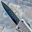 SANITY JEWELRY® D2 Steel 8"Frank Nitti Medium - "Prohibition Series" - Double Side Smooth Galvanized - MGDS