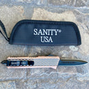 SANITY JEWELRY® D2 Steel 8" Frank Nitti Medium - "Prohibition Series" - Double Sided Smooth Cooper - MCODS