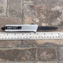 SANITY JEWELRY® D2 Steel 8" Frank Nitti Medium - "Prohibition Series" - Drop Point Brass - MBRDP