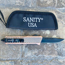 SANITY JEWELRY® D2 Steel 8"Frank Nitti Medium - "Prohibition Series" - Drop Point Copper - MCODP
