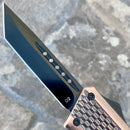 SANITY JEWELRY® D2 Steel 8" Frank Nitti Medium - " Prohibition Series" - Tanto Smooth Cooper - MCOTS