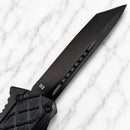 SANITY JEWELRY® D2 Steel 9.5" Bugsy Siegel - " The Hand Grip" - Tanto Smooth - LBS04