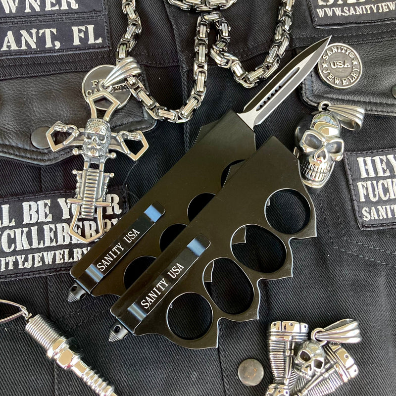 SANITY JEWELRY® D2 Steel 9.5 Four Finger OTF - Frank Nitti "1918 US Series" - FFOTF