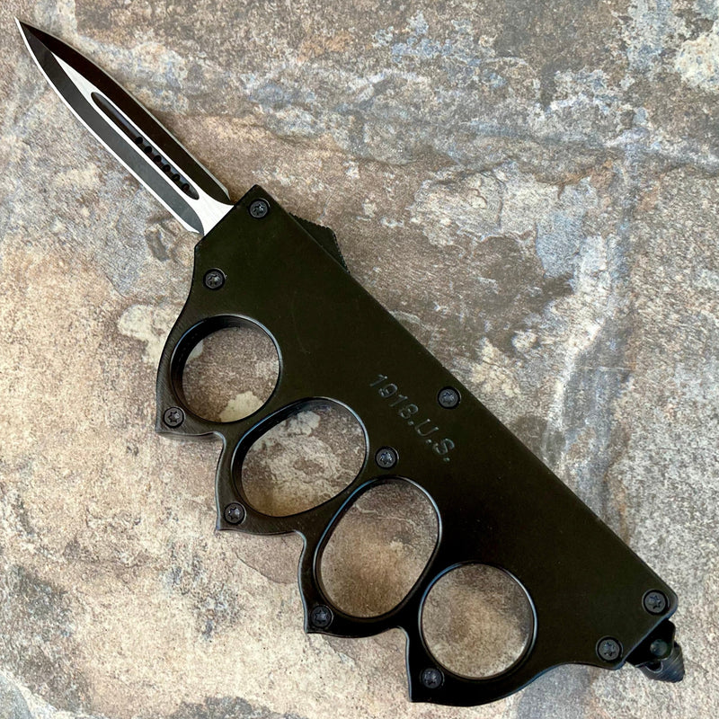 SANITY JEWELRY® D2 Steel 9.5 Four Finger OTF - Frank Nitti "1918 US Series" - FFOTF