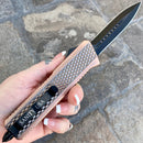 SANITY JEWELRY® D2 Steel 9.5" Frank Nitti Large - "Chicago Series" - Double Sided Smooth Copper - LCOPDS