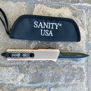 SANITY JEWELRY® D2 Steel 9.5" Frank Nitti Large - "Chicago Series" - Double Sided Smooth Copper - LCOPDS