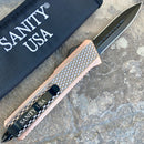 SANITY JEWELRY® D2 Steel 9.5" Frank Nitti Large - "Chicago Series" - Double Sided Smooth Copper - LCOPDS