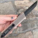 SANITY JEWELRY® D2 Steel 9.5" Frank Nitti Large - "Chicago Series" - Tanto Serrated Copper - LCOPTSR