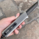 SANITY JEWELRY® D2 Steel 9.5" Frank Nitti Large - "Chicago Series" - Tanto Serrated Galvanized - LGALTSR