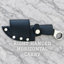 SANITY JEWELRY® D2 Steel Right Handed Horizontal 7.5" Al Capone - D2 Steel - Buffalo - A2704