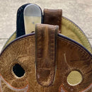 SANITY JEWELRY® Damascus Steel 6" Cole Younger - Boot Sheath W/Clip - Skinner Bone - CYS01