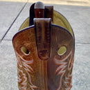 SANITY JEWELRY® Damascus Steel 6" Cole Younger - Boot Sheath W/Clip - Skinner Mahogany - CYS05