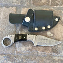 SANITY JEWELRY® Damascus Steel 7" Al Capone - Horizontal & Vertical Carry - Buffalo Horn - 7 inches - AC704
