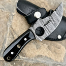 SANITY JEWELRY® Damascus Steel 7” Jesse James - Buffalo Horn - Damascus - Horizontal & Vertical Carry - JJ001