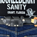SANITY JEWELRY® Damascus Steel 8.5" Lucky Luciano - Damascus - Bone - LL02
