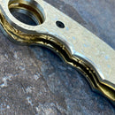 SANITY JEWELRY® Damascus Steel 8" Outlaw Series - Damascus Steel Folder - Polished - OF01