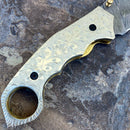 SANITY JEWELRY® Damascus Steel 8" Outlaw Series - Damascus Steel Folder - Polished - OF01