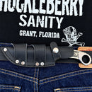SANITY JEWELRY® Damascus Steel 9" Al Capone Damascus Steel Kitchen & Camp Knife - Camel - PE14