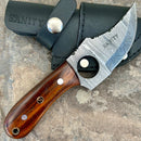 SANITY JEWELRY® Damascus Steel BOGO Jesse James - Rosewood - Damascus - Horizontal & Vertical Carry - 7 inches - SKU JJ004