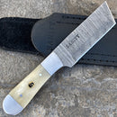 SANITY JEWELRY® Damascus Steel Boot Sheath W/Clip Buy 1 Get 1 - Boot Sheath W/Clip - 6" Cole Younger - Tanto Bone - CYT01