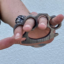 SANITY JEWELRY® Damascus Steel Four Finger Ring - Damascus - 4FRD