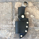 SANITY JEWELRY® Damascus Steel Left Handed Vertical 7" Al Capone - Horizontal & Vertical Carry - Blue & Black Wood - 9 inches - AC705