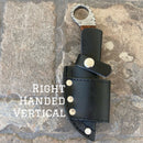 SANITY JEWELRY® Damascus Steel Right Handed Vertical Al Capone - Horizontal & Vertical Carry - Rosewood - 9 inches - AC702