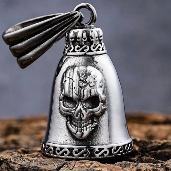 Sanity Jewelry Guardian Bell Guardian - Gremlin Bell - American Flag Skull - GB25