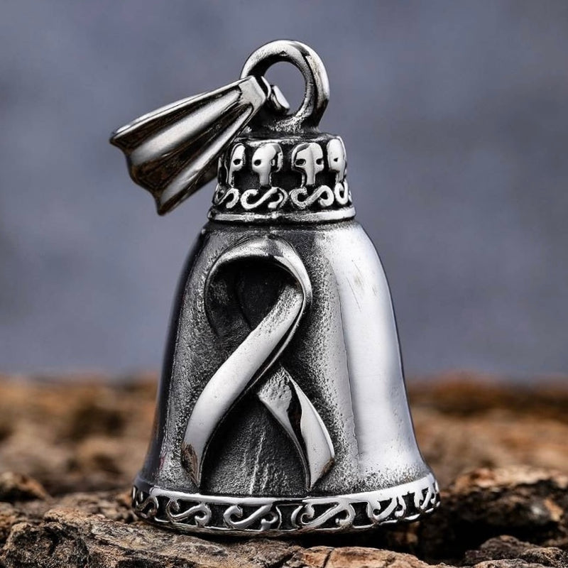 Sanity Jewelry Guardian Bell Guardian - Gremlin Bell - Support Ribbon  - GB26