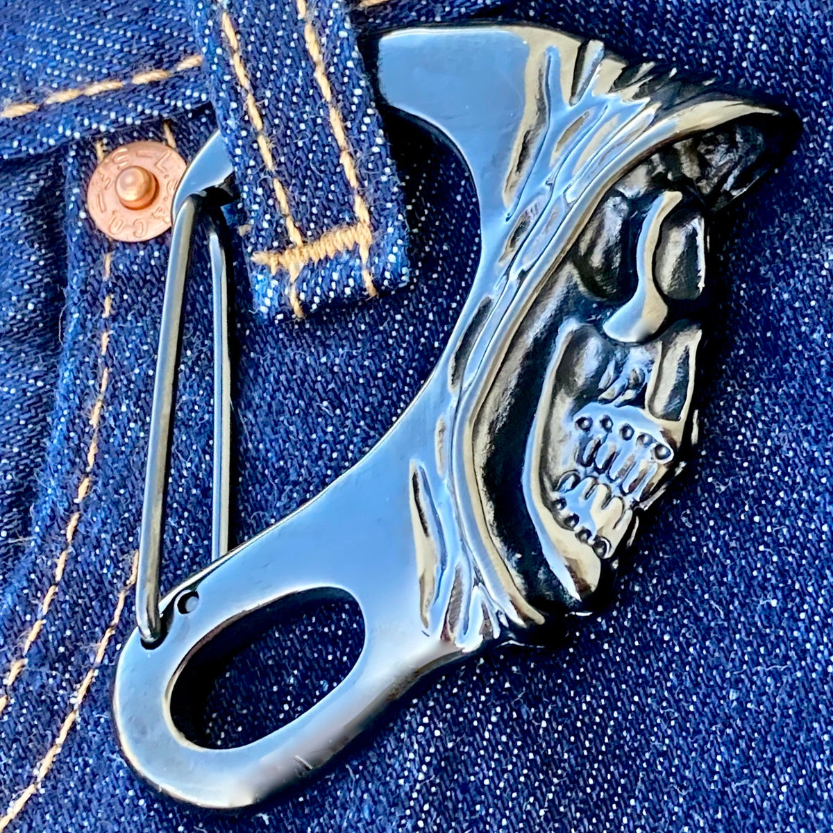 Key Clasp | Grim Reaper - For Belt or Wallet Key Chain | Sanity