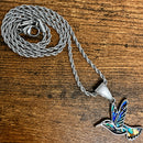 SANITY JEWELRY® Ladies Necklace 16" 2mm Rope Chain Sea Shell - Hummingbird Custom - Rope Chain - SK2622