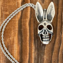 Sanity Jewelry Ladies Necklace 2mm 16” Rope Necklace Playboy Bunny Pendant - Rope Necklace or Omega - PEN280