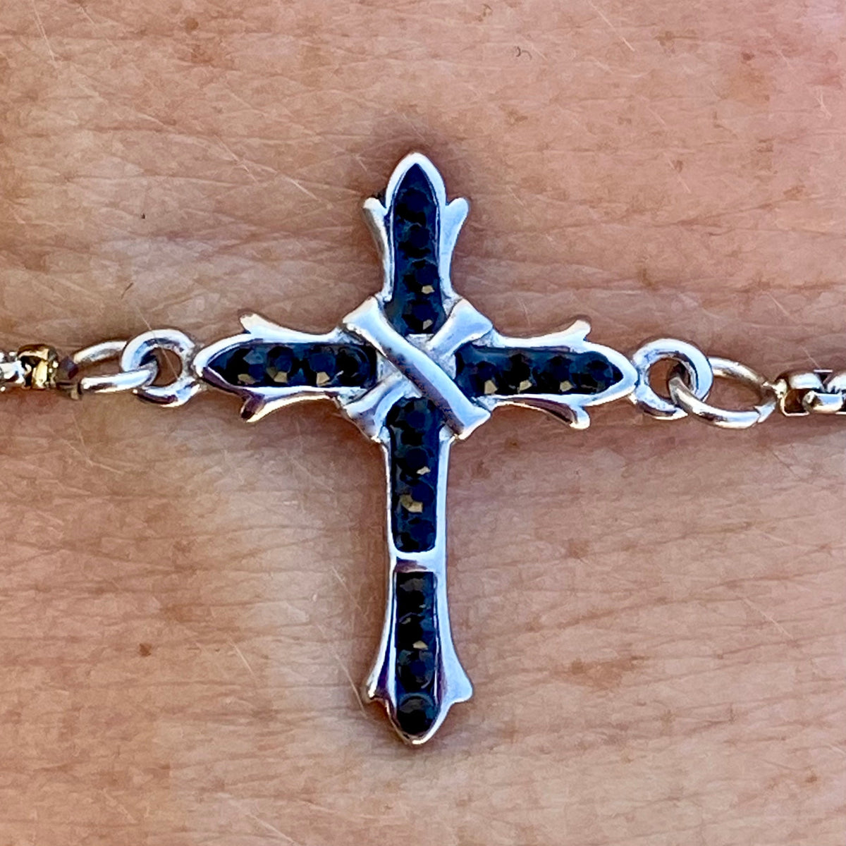 ladies-necklace-bling-cross-