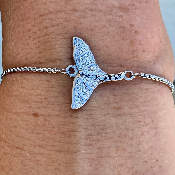Sanity Jewelry Ladies Necklace Crystal Mermaid Tail - Bracelet - AJ24B