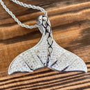 Sanity Jewelry Ladies Necklace Crystal Mermaid Tail Pendant - Rope Necklace or Omega - AJ24