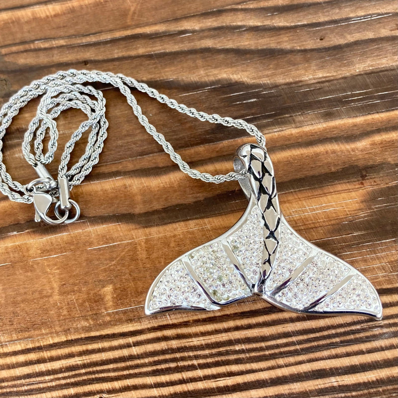 Whale / Mermaid Tail Accent Necklace - My Captured Journey