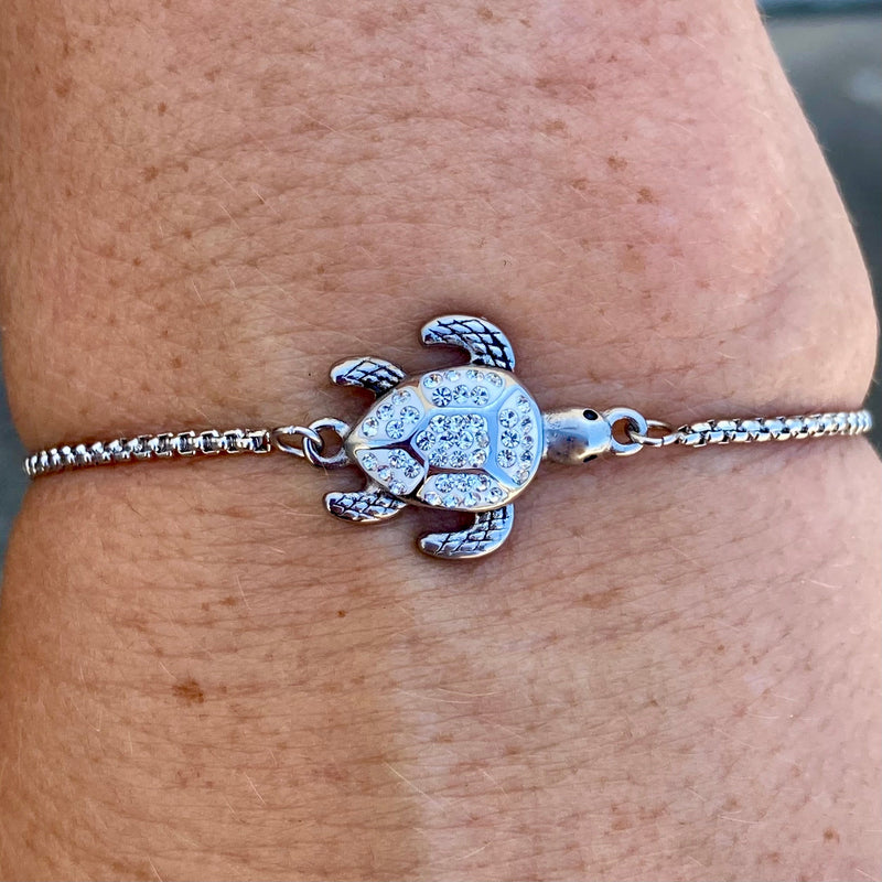 Sanity Jewelry Ladies Necklace Crystal Sea Turtle - Bracelet - 2591B