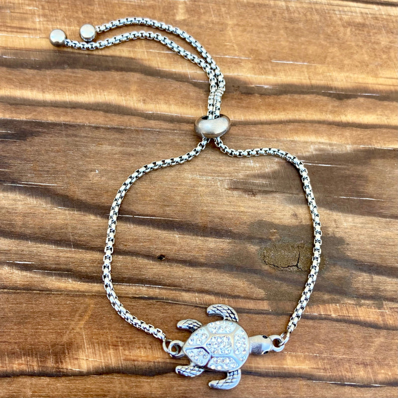 Sanity Jewelry Ladies Necklace Crystal Sea Turtle - Bracelet - 2591B