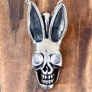 Sanity Jewelry Ladies Necklace Pendant Only Playboy Bunny - White Crystal Pendant - Rope Necklace or Omega - PEN290