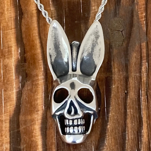 Playboy Bunny Pendant - Rope Necklace or Omega - PEN280