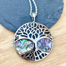 Sanity Jewelry Ladies Necklace Sea Shell - Tree of Life Mini Pendant - Rope Necklace - 2556M