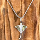 Sanity Jewelry Ladies Necklace Sea Shell - Turtle - Manta Ray Pendant - Rope Necklace - SK2570
